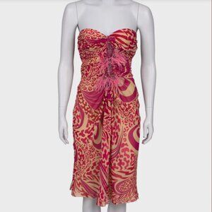 ISO: Emanuel Ungaro Print Feather Dress